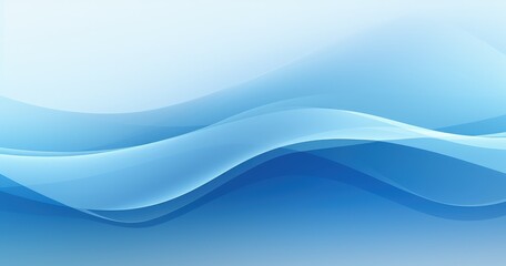 A serene abstract design featuring flowing blue waves, ideal for backgrounds or digital projects.