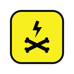 Obraz premium Danger Warning Icon