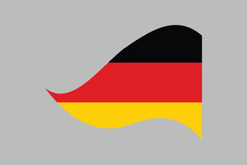 Germany flag, The flag of Germany, Germany flag vector graphic, National Germany flag, Vector illustration, Computer illustration
