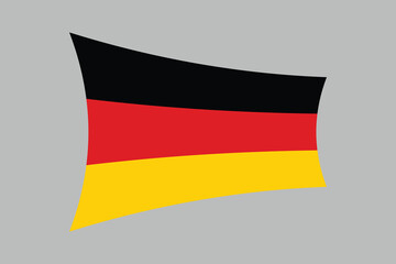 Germany flag, The flag of Germany, Germany flag vector graphic, National Germany flag, Vector illustration, Computer illustration
