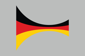 Germany flag, The flag of Germany, Germany flag vector graphic, National Germany flag, Vector illustration, Computer illustration
