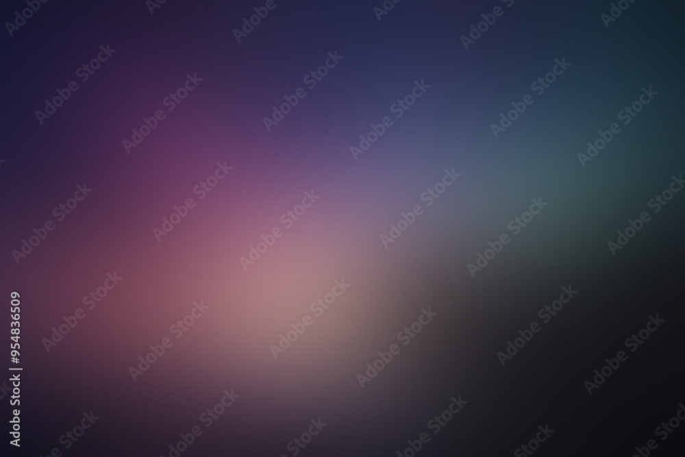 Poster Colorful light patterns blend and swirl against a dark background, creating a mesmerizing digital abstract artwork filled with vibrant hues