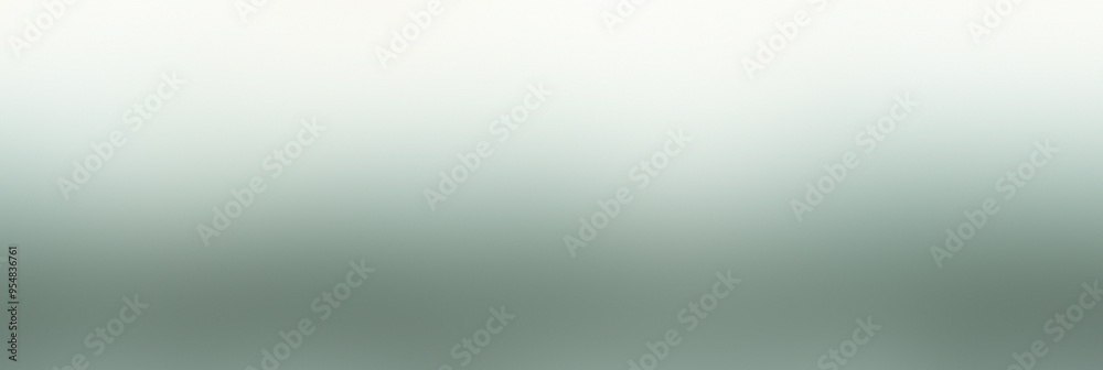 Poster Gradient Morning fog blankets a peaceful forest and lake, creating a tranquil atmosphere filled with soft, muted colors