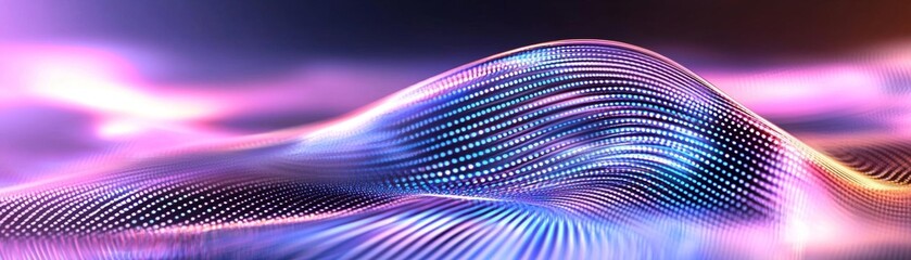 Fototapeta premium Gradient with symmetrical designs, abstract background, colorful and balanced
