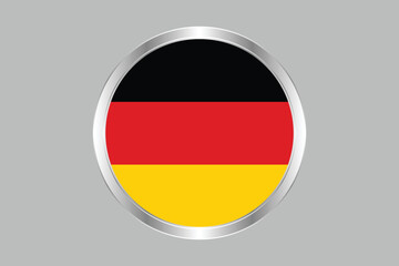 Germany flag sign, German national symbol, Germany country flag is a symbol of freedom, Vector illustration, Digital illustration
