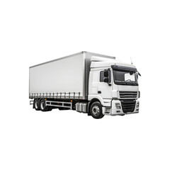 Semitrailer truck against a background. This truck is perfect for use in transportation, logistics, delivery, and commercial freight concepts, particularly in minimalistic designs