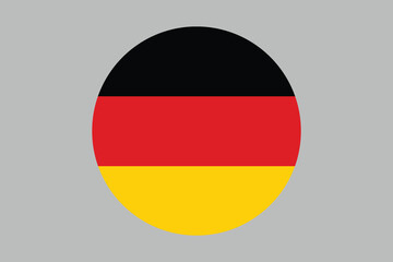Germany flag sign, German national symbol, Germany country flag is a symbol of freedom, Vector illustration, Digital illustration
