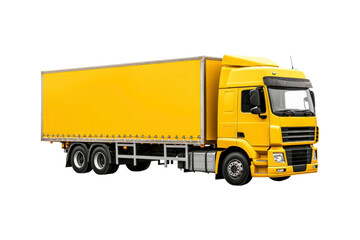 Semitrailer truck against a background. This truck is perfect for use in transportation, logistics, delivery, and commercial freight concepts, particularly in minimalistic designs
