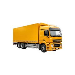 Semitrailer truck against a background. This truck is perfect for use in transportation, logistics, delivery, and commercial freight concepts, particularly in minimalistic designs
