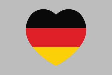 Fototapeta premium Germany flag sign, German national symbol, Germany country flag is a symbol of freedom, Vector illustration, Digital illustration 