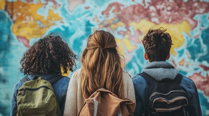 Global Explorers: Diverse Students Adventure