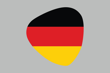Fototapeta premium Germany flag sign, German national symbol, Germany country flag is a symbol of freedom, Vector illustration, Digital illustration 
