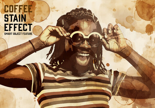 Coffee Stain with Generative AI