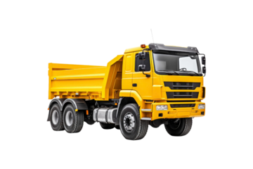 A cargo van for transportation services is isolated on a white background, suitable for mockups, advertising, logistics, and delivery concepts