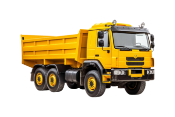 A cargo van for transportation services is isolated on a white background, suitable for mockups, advertising, logistics, and delivery concepts