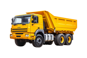 A cargo van for transportation services is isolated on a white background, suitable for mockups, advertising, logistics, and delivery concepts