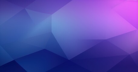 Obraz premium A vibrant abstract background featuring geometric shapes and gradients in blue and purple hues.