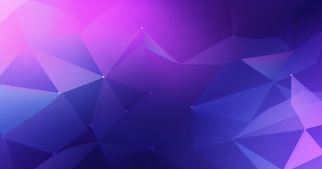 A vibrant abstract background featuring geometric shapes in shades of purple and blue, ideal for digital design.