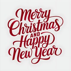merry christmas lettering