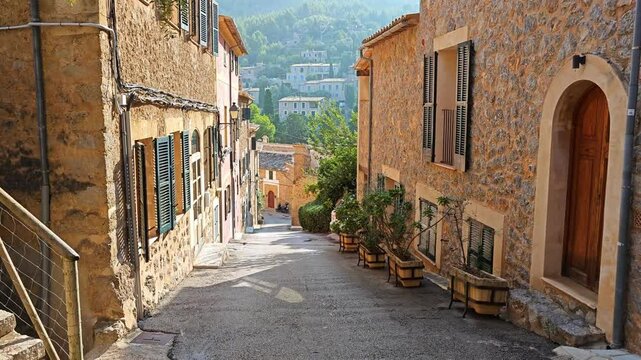 village for bohemians in mallorca deia spain