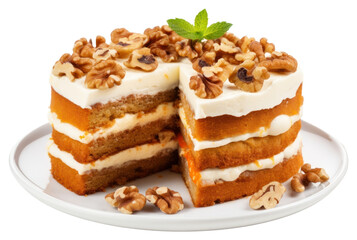PNG Cake dessert walnut cream.