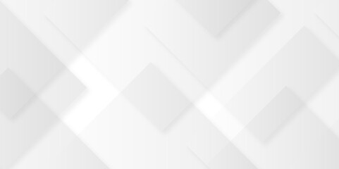 abstract modern geometric and creative concept with white boxes in white background. soft gray paper stripes as tiles formless volumetric pattern paper texture design. 3d rendering.