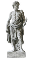 PNG Ancient marble statue, classical art.