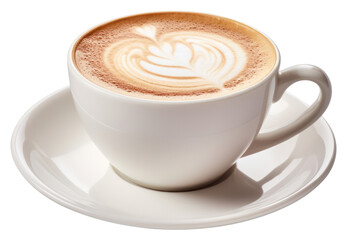 PNG Cafe au lait coffee latte drink.