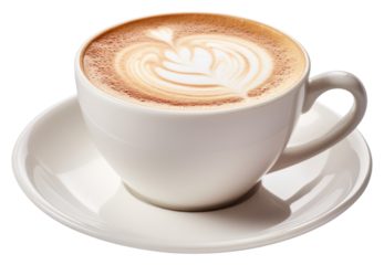 PNG  Cafe au lait coffee latte drink.
