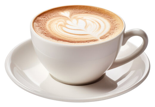 PNG  Cafe au lait coffee latte drink.