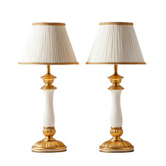 Lamps on transparent background