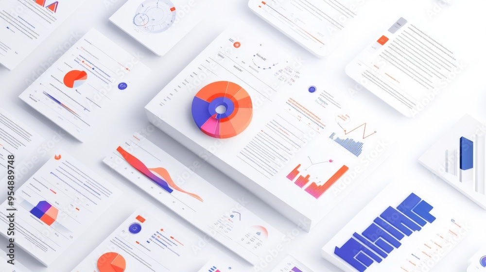 Poster A creative infographic with charts, icons, and data visualizations, showcasing a clear and engaging layout on a clean white background.