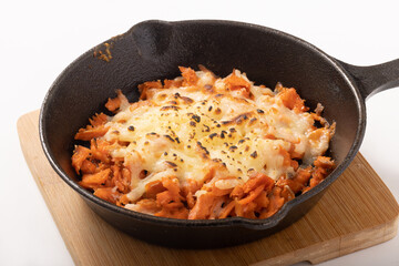 ほぐし鮭　チーズ焼き