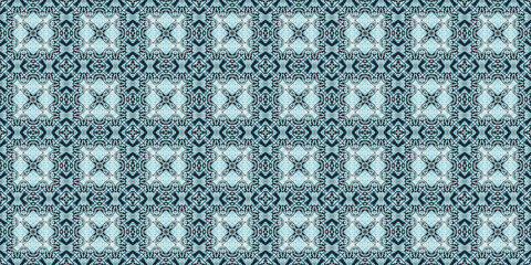 seamless carpet pattern. Kaleidoscope art texture
