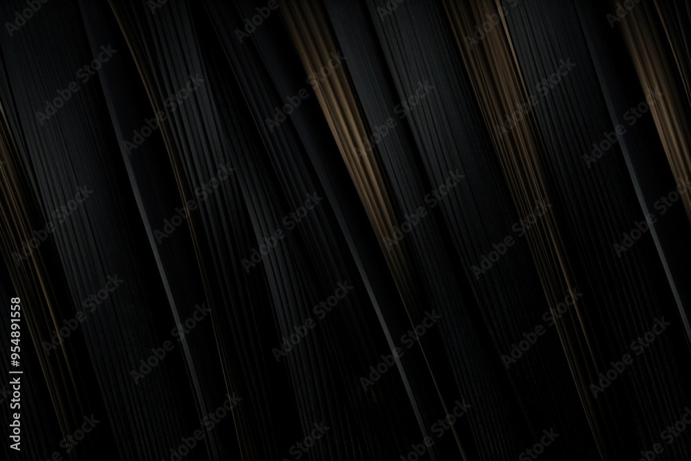 Wall mural abstract black and gold background