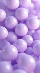 Fototapeta premium pastel purple rubber balls background