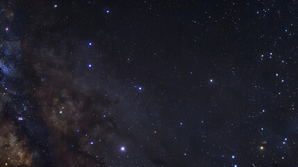The constellation of Cepheus among the bright stars of a clear sky.