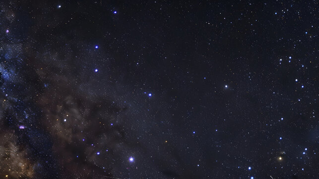 The constellation of Cepheus among the bright stars of a clear sky.