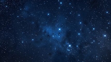 Obraz premium The constellation of Cygnus soaring in the night sky with twinkling stars.