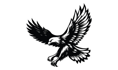 Flying Eagle Vector Design