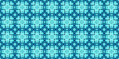 seamless carpet pattern. Kaleidoscope art texture