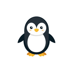 Naklejka premium projekt wektorowy sztuki i ilustracji pingwina