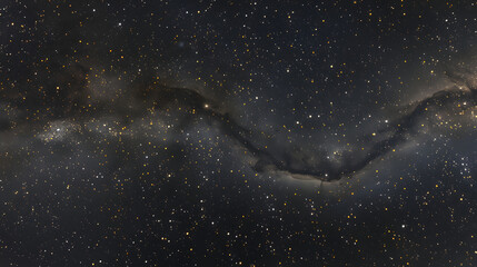 The constellation of Serpens with its winding pattern in the sky.