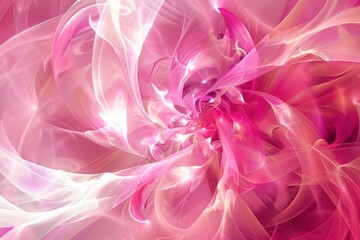 Fototapeta premium Elegant soft pink abstract wallpaper with a soft shine, ideal for beauty and floral interiors..
