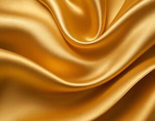 Fototapeta premium Abstract gold gradient background. Minimalistic subtle wavy golden silk texture. 3D vector illustration. Ai generated image