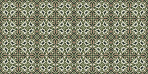 seamless carpet pattern. Kaleidoscope art texture