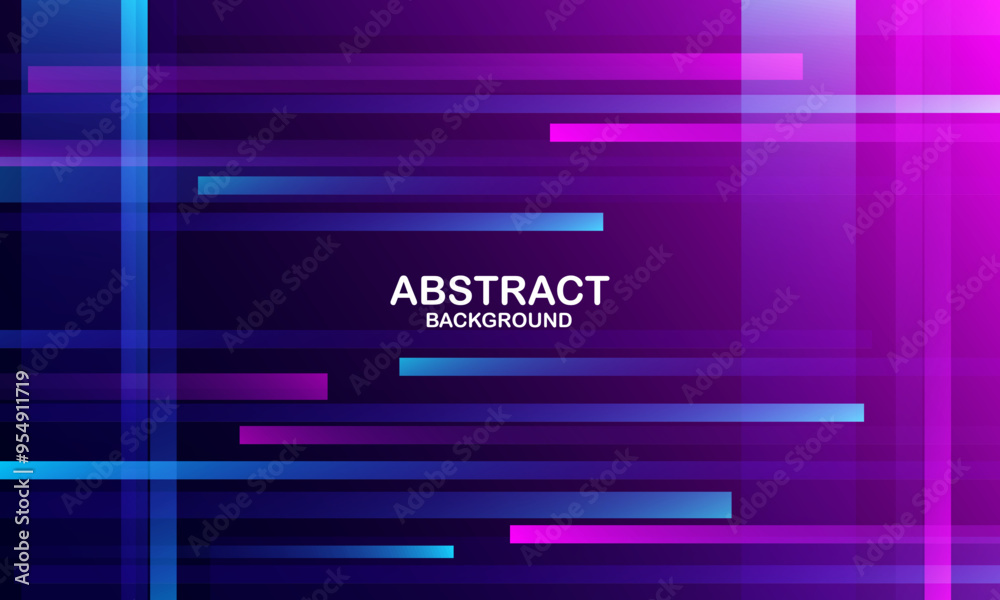 Wall mural Colorful abstract background with lines. Eps10 vector