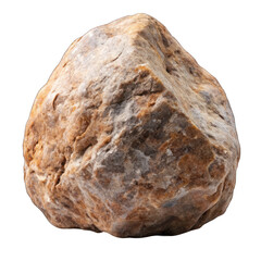 Heavy rock isolated on transparent background