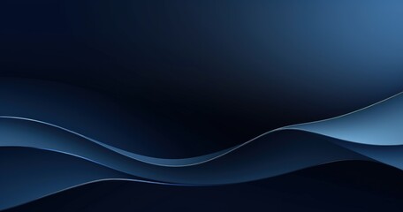 A smooth, abstract design featuring flowing waves in shades of blue, creating a calming and modern visual effect.