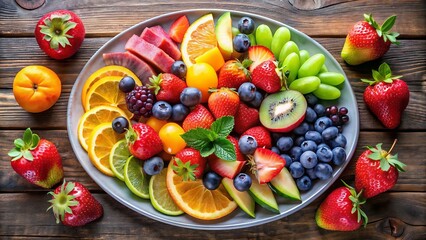 fruit salad in a bowl